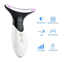 Load image into Gallery viewer, EMS Reduce Double Chin Neck Face Lifting Beauty Device Heating Rejuvenation Ion Massager LED Photon Skin Tighten Anti Wrinkle - Aria Glow Up ems-reduce-double-chin-neck-face-lifting-beauty-de
